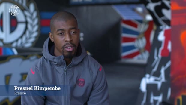 Kimpembe reacts to the release of the third kit